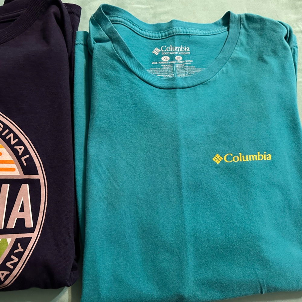 Columbia mens T Shirts 2 for the asking price. Brand New